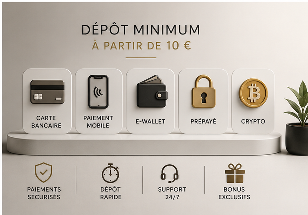 10 euros min depot