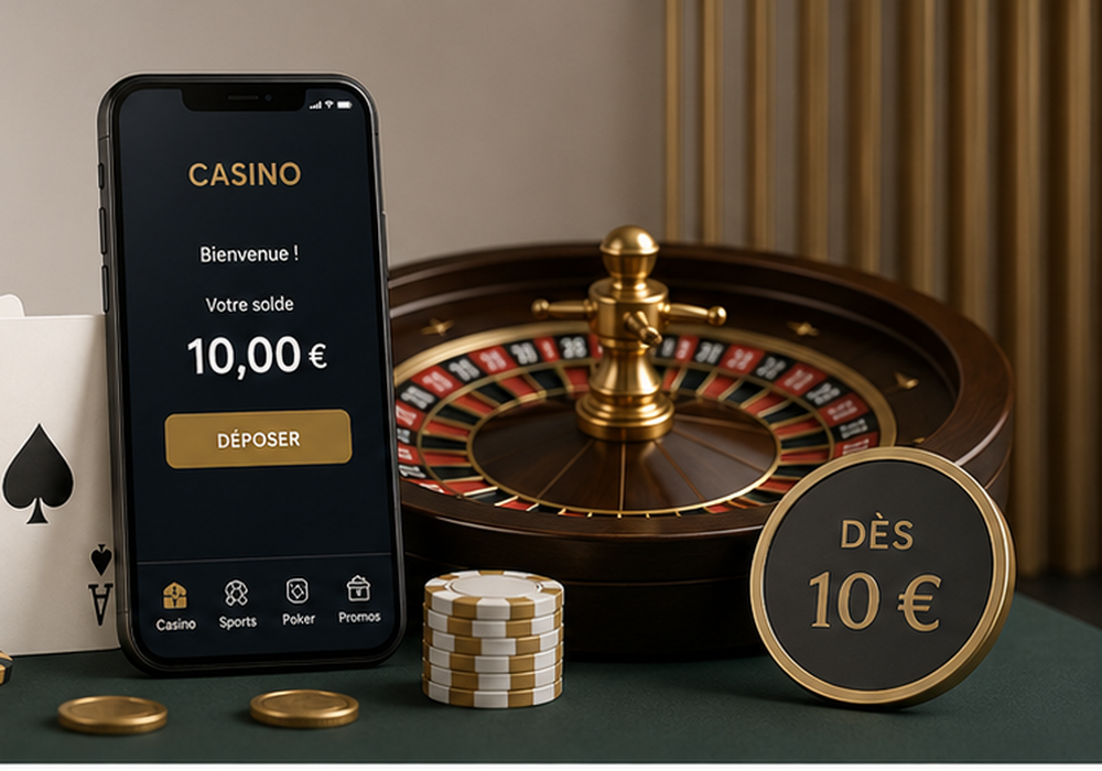 Deposer 10 euros dans casinos